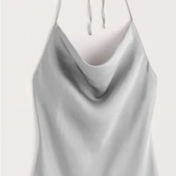 ✨ Abercrombie & Fitch Cowl Neck Slip Mini Dress - Picture 9 of 12